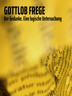 cover image of Der Gedanke